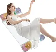 Water Hammock - Inflatable PVC Beach Floats with Sequins - Multi-Purpose 4-in-1 Lounge Chair Drifter Raft for Beach Vacation