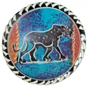 Teabag saucer "AFRICAN ART!" African Animals. 10cm Diameter. Free Shipping!