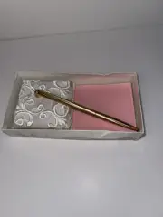 Vintage Pen With Holder Old New Stock White For Wedding Guest Book