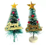 5pcs Miniature Christmas Tree Christmas Decorations Pine Trees