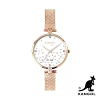 在飛比找momo購物網優惠-【KANGOL】英國袋鼠│細緻璀璨碎鑽錶 / 手錶 / 腕錶