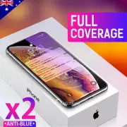 2XFor iPhone 15 14 Plus 13 12 11 Pro XS Max XR Tempered Glass Screen Protector