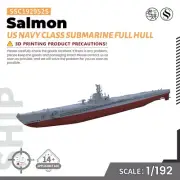 1/192 Military Model US Navy Salmon Class Submarine Full Hull