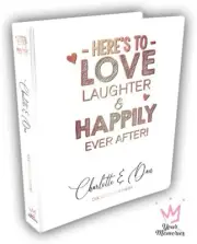 PERSONALISED Bespoke Wedding Planner Organiser Diary / Engagement gift / Happily