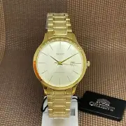 Orient RF-QD0009S10B Gold Tone Stainless Steel Quartz Contemporary Men's Watch