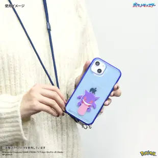 日本代購 🇯🇵 寶可夢 掛繩防摔手機殼 iPhone 13 14 Pro 皮卡丘百變怪波加曼耿鬼仙子伊布Pokemon