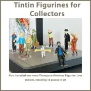 The Adventures of Tintin Figurine Collection Haddock Snowy Thompson Comic Figure