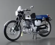 Model motorcycle Ebbro Honda CB92 Black Scale 1:10 Motor Bike diecast
