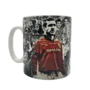 Fan Originals Retro Ceramic Mug Manchester Football Legends of United Red Cantona 11oz.