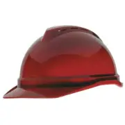 Msa Safety Hard Hat,Type 1, Class C,Pinlock,Red 10034022 Msa Safety 10034022