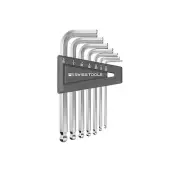 PB 212.ZH Ball End Short Hex L-Key Wrench Set Angled Screwdriver Made in Swiss