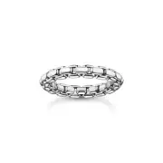 Genuine THOMAS SABO Box Chain-Ring Silver