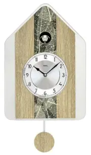 Modern quartz Cuckoo Clock with cuckoo call AM W7499 NEW