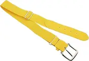 [FOYTOKI] Youth Baseball Belts Softballs Belt for Women Adjustable Baseball Belt Softball Adjustable Elastic Belt Men Belt Foam Size Men's Belts Youth Softballs Belt Imitation Leather Yellow