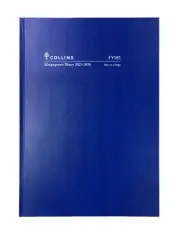 2025 2026 Collins Kingsgrove Financial Year Diary A5 Day to Page DTP FY181 BLUE