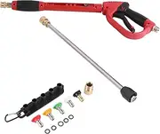 High Pressure Washer, 5200 PSI 8 GPM Power Washer, Extension Wand with 5 Nozzle Tips, Water Spray Gun Replacement for Generac