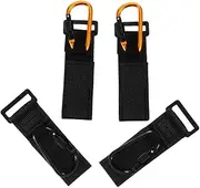 WATIIFUFU 4pcs Nonslip Stroller Hooks for Diaper Bags Lightweight Pushchair Hanger Clips Secure Grip Shopping Cart Organizer Versatile Hook Clips for Nursery and Outdoor Use