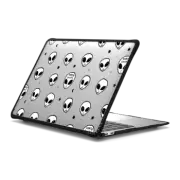 MacBook Air 13-inch (M1 / Intel) Impact Case Cute White UFO Space Alien Drawing Pattern