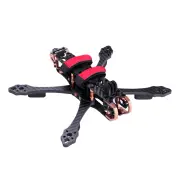 LS220 220mm Wheelbase 5 Inch T700 Carbon Fiber FrameKit Compatible with DJI O3 WalkSnail Nebula Aurora Vista Air Unit