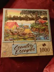 Mater Pieces ~ Country Escapes 1,000 Piece Puzzle/Jigsaw. Brand New Sealed