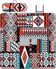 Picnic Blankets, Waterproof Travel Picnic Blanket, Thick Sandproof Resting Pad for Beach Garden Gathering Camping