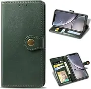 Compatible with OnePlus Nord N100 Case,Compatible with 1+ OnePlus Nord N100 PU Leather Card Slot Flip Stand Wallet Protective Cover Gr