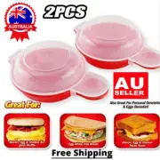 Easy Eggwich Microwave Egg Cooker Poacher Saves Time Eggs Made Easy Cooking 2pDX