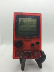 Nintendo Game Boy Pocket (Clear Red) *RESHELLED, CLEANED & TESTED*