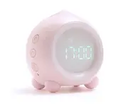 F24 Normal Edition Smart Peach Shape Alarm Clock Cartoon LED Colorful Wake-up Light Desktop Decoration Clock Sleep Trainer