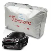 Car Cover PVC UV Sun Protected Silver Fits Isuzu D-Max 4Dr Hi-Lander 2012 2019 (for: Isuzu)