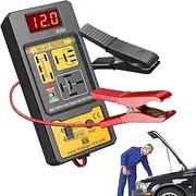 Car Battery Load Tester,Charging System Tester | Diagnostic 12V/24V Professional Scanner for Road Trip Truck Yachts Vehicle Motorcycle