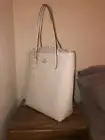 COACH CITY OPEN TOTE BAG PEBBLED LEATHER WHITE CHALK NEW RETAIL $550