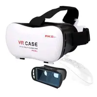 在飛比找Yahoo!奇摩拍賣優惠-VR case *送遙控器* 虛擬現實頭盔 3D立體眼鏡 手