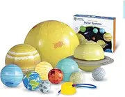 Learning Resources Giant Inflatable Solar System, Kids Solar System, 8 Planets, 13 Pieces, Grades K+/Ages 5+ Multicolor