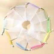 Kootinn 10 PCS Exfoliating Mesh Soap Pouch Double Layer Thicken Foam Net Soap Saver Sack Drawstring Holder Bags Bubble Mesh Bags (Multicolor)