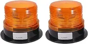 X Amber Beacon Strobe Emergency Warning Lamp Truck 12v 24v