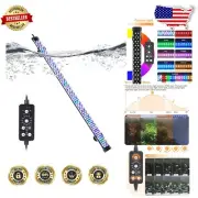 IP68 Waterproof Full Spectrum Aquarium Light - 24W Adjustable LED Lighting