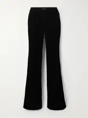 [SAINT LAURENT] SAINT LAURENT - Cotton-corduroy Bootcut Pants - Black - 27 27 Black
