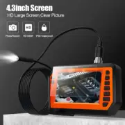 5m HD 1080P Industrial Endoscope Borescope 4.3inch 8mm Inspection Snake Camera