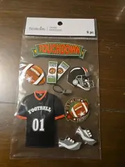 Recollections TOUCHDOWN FOOTBALL Scrapbooking Stickers
