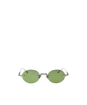 oval-frame sunglasses 47 Antique gold