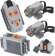 Zylopa 5Pcs Powerfunctions Technic-Motor Kit AA Battery-Box Ir-Receiver-Remote-C
