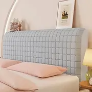 Bed Headboards Cover Slipcover, Dust Proof Stretch Thicken Bed Head Padded Protector Cover, Washable Cooling Headboard Protector Cover