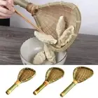 Bamboo Braided Rice Colander Handmade Draining Bamboo Basket Drain Spoon