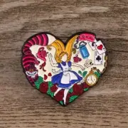 ALICE IN WONDERLAND - ICON MONTAGE - ENAMEL PIN
