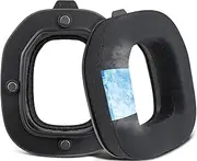 SOULWIT Cooling Gel Replacement Earpads for Astro A40 TR Headset, Ear Pads Cushions with Ice Silk Fabric, Noise Isolation Foam - Black