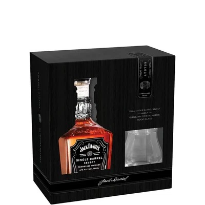 Jack Daniel Single Barrel Glass Gift Pack