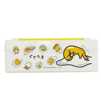 在飛比找蝦皮購物優惠-蛋黃哥 gudetama 鉛筆盒 收納盒 置物盒 文具 正版