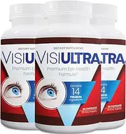 VisiUltra Eye Supplements for Adults - Best Capsules for Eye Health - Packed with Vitamin & Mineral for Healthy Clear Vision - Capsules for Eyesight Improvement, Pack of 3,0.28 kilograms