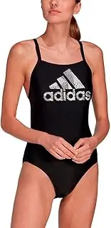 adidas HS5316 Big Logo Suit Swimsuit Women's Black/White Size 36